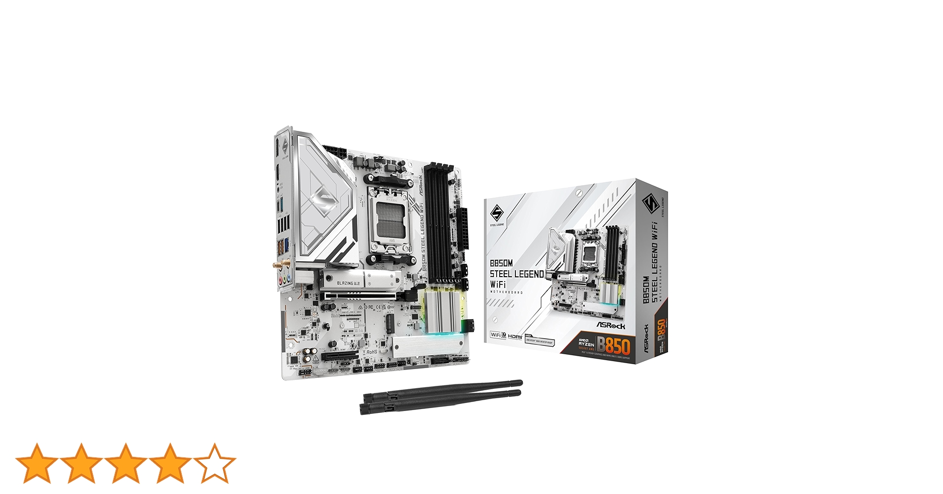 Amazon.co.jp: ASRock マザーボード B850M Steel Legend WiFi AMD